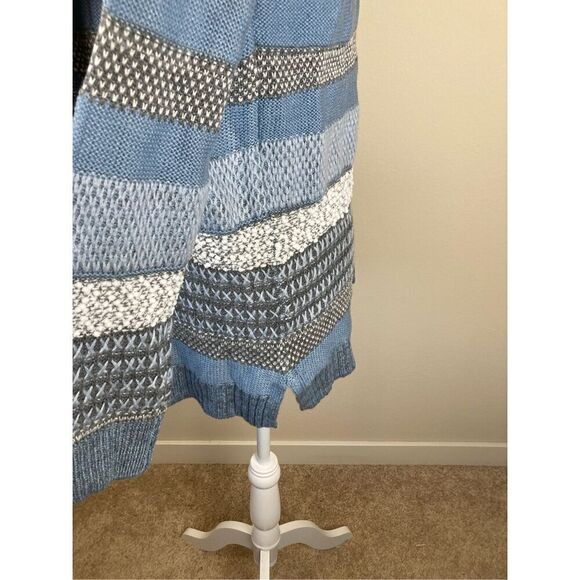 Lety & Me Sherpa Hooded Cardigan Sweater Size Small #2597SX NWT (P2) - Picture 3 of 11